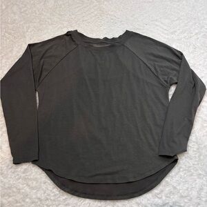 Athleta Men's Charcoal Long Sleeve Tee